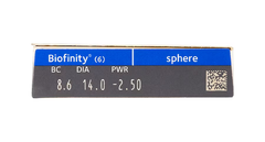Biofinity Lens 6'lı Paket